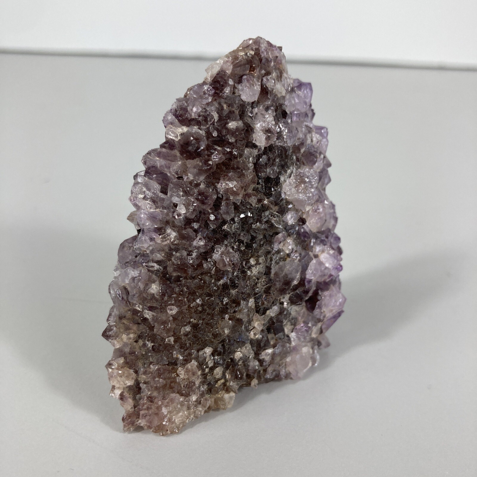 Light Pale Purple Crystal Cluster Geode Rock Quartz 3.6 Ounces 3″ x 2″ Stands Up