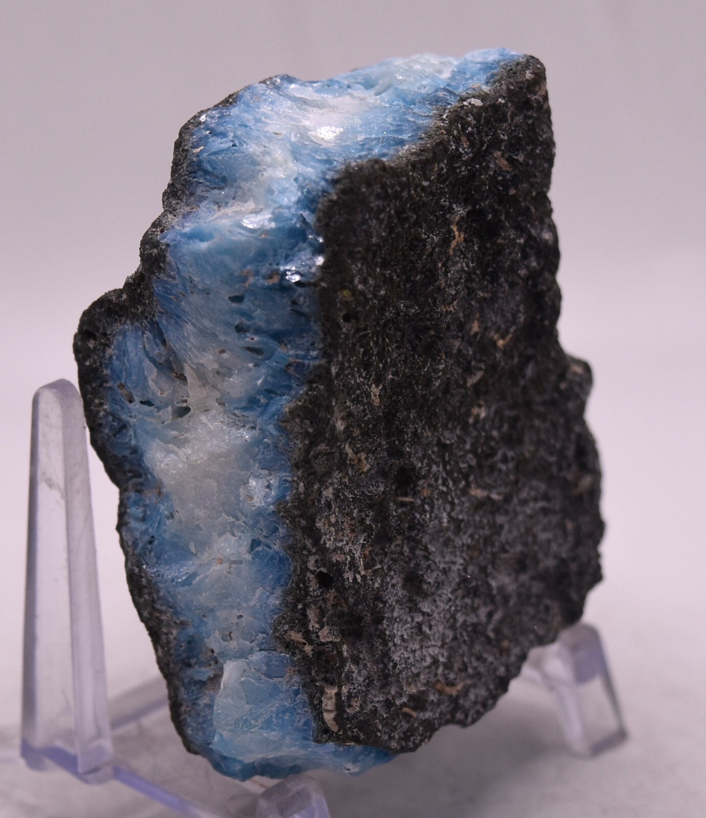 250g Rare Blue Dumortierite Cluster from Sumatra Natural Gemstone Rough Mineral