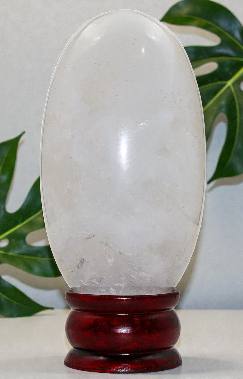 Large 150MM White Petalite Crystal Quartz Healing Decor Stone Gemstone Lingam