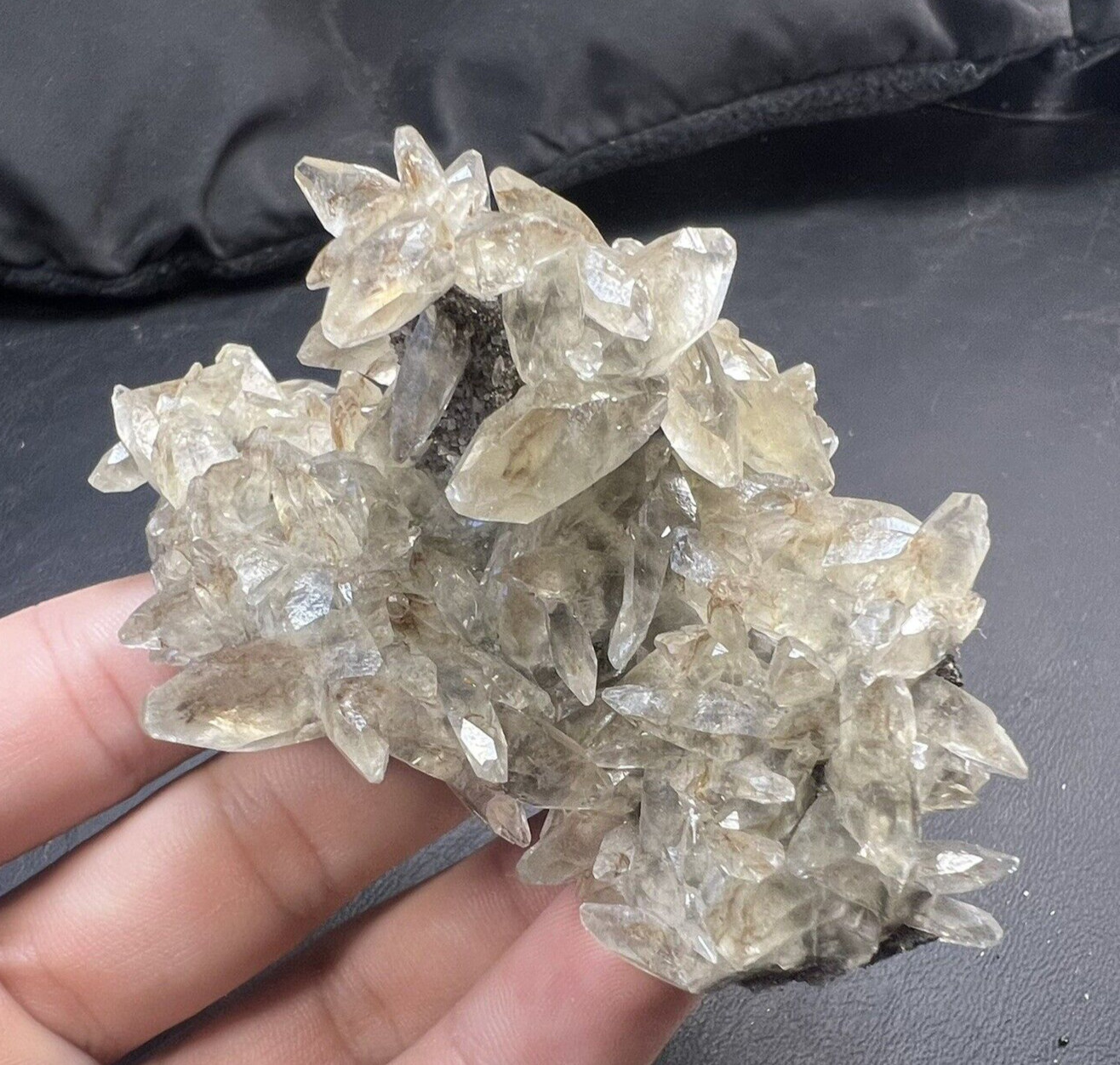 Calcite Crystal with Chalcopyrite Dolomite Matrix / Missouri