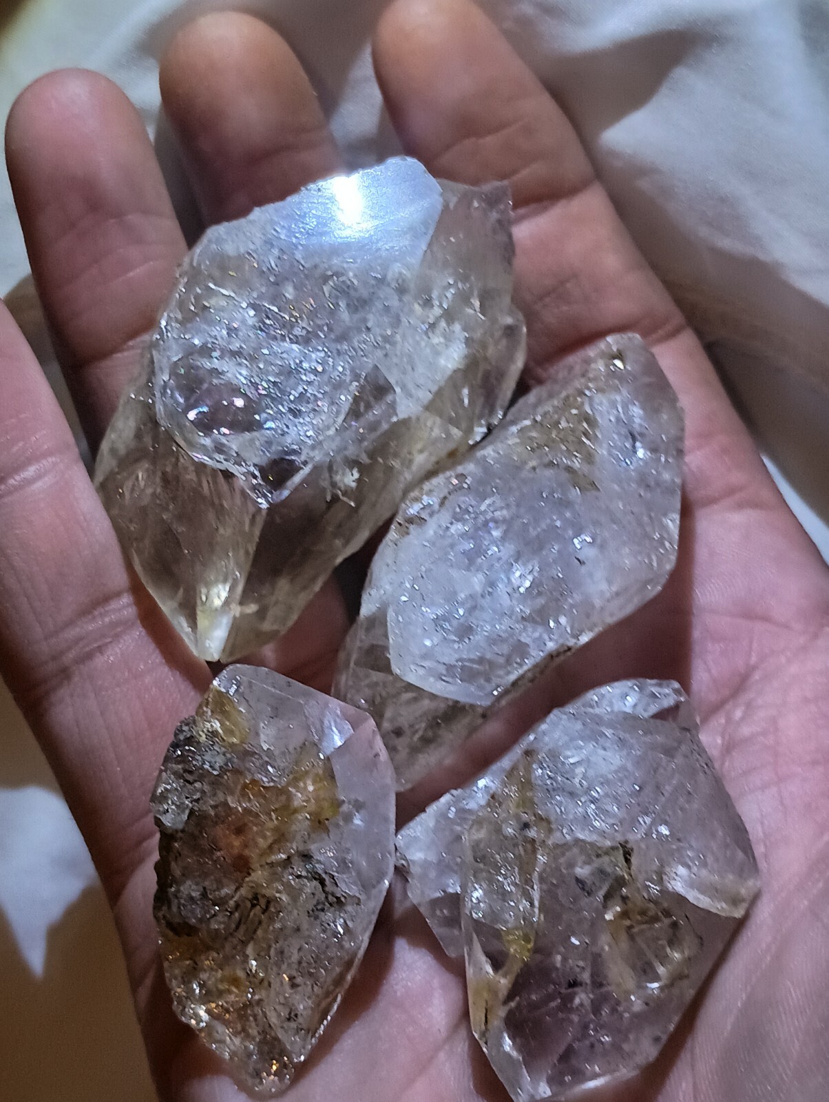 🔥Sale Herkimer 💎 Druze And Shards 🔥 🌈 (1 Lb Lots) 🌺 Garden Crystals 🔮