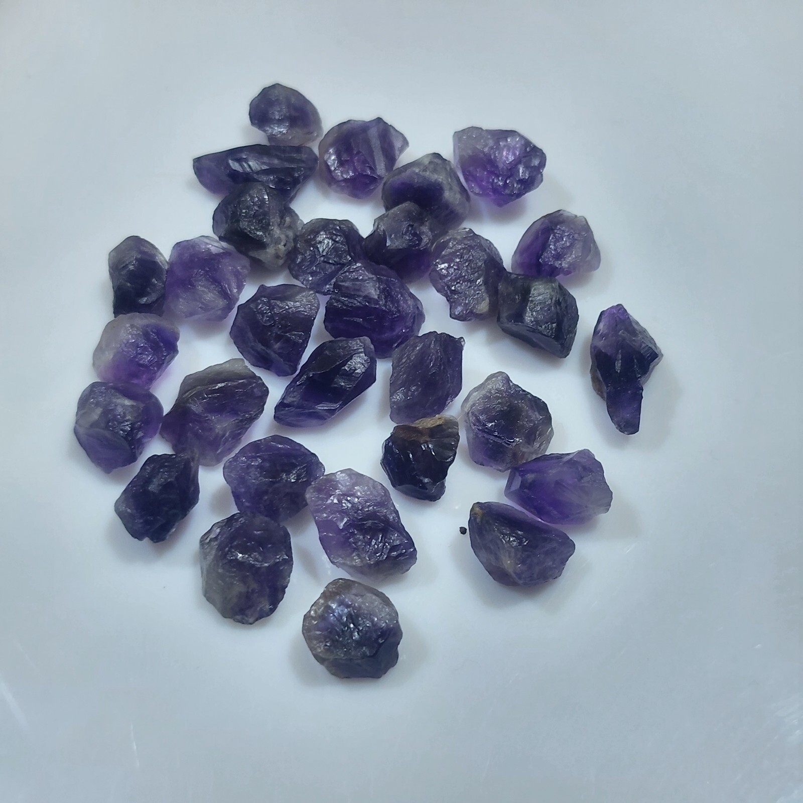 Gorgeous Raw Amethyst Crystal Chunks Size 14-21 MM Approx Bulk Lot Amethyst Raw