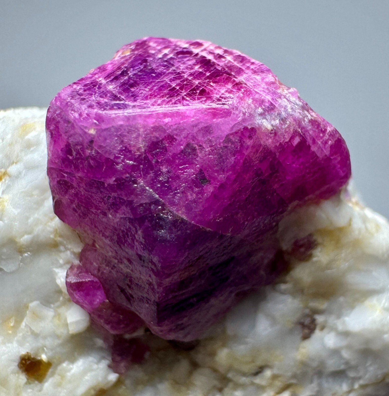 Top Ruby Huge Crystal On Matrix From Jegdalek @Afghanistan. 155 Gram