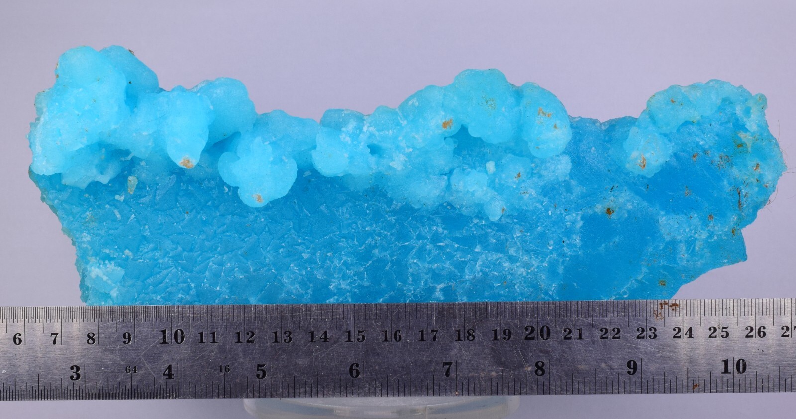 20cms NATURAL SKY BLUE AMMINEITE LECONTITE CHILE CRYSTALS MINERAL UB248