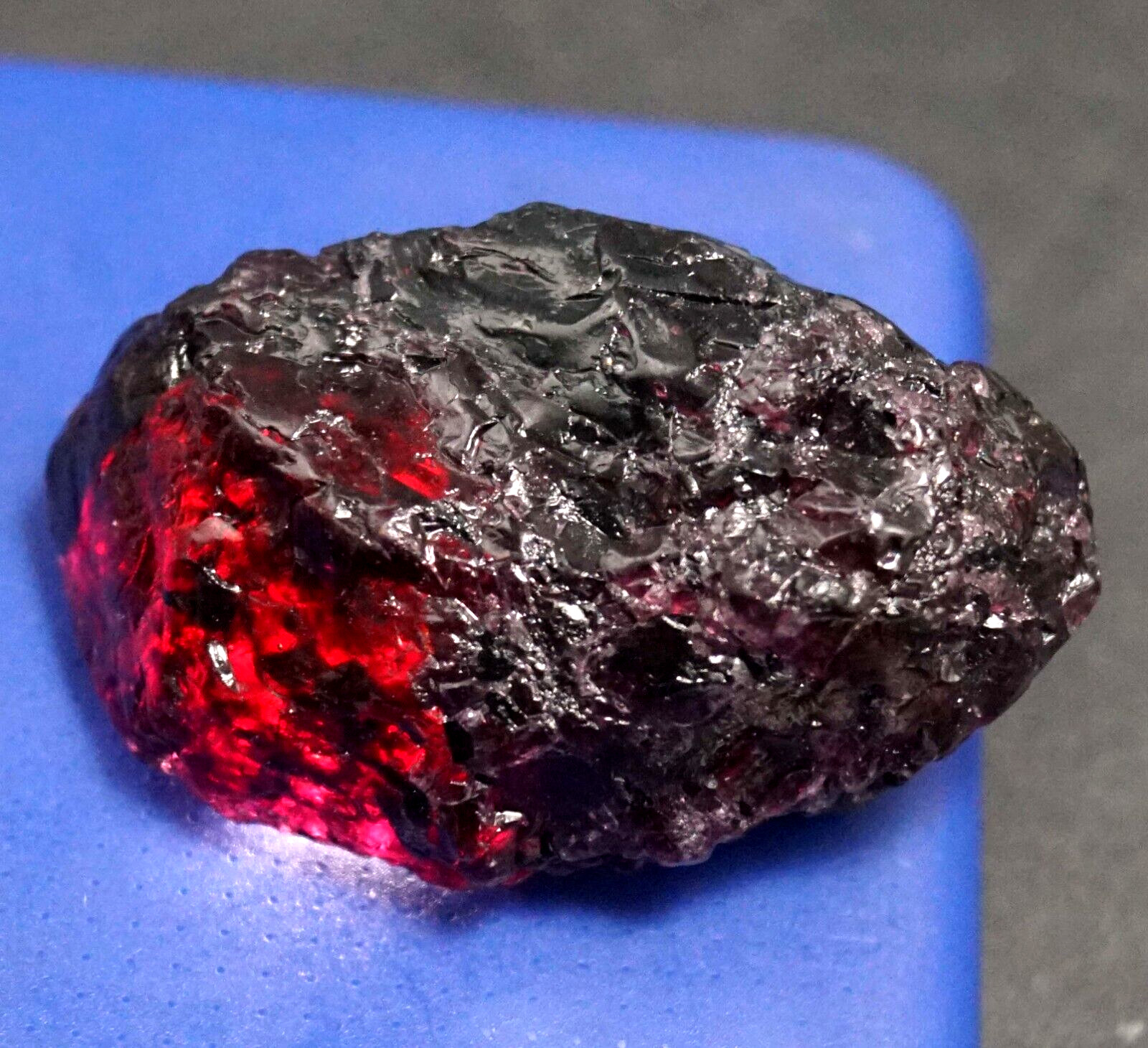 214.70Ct GIE Certified Burmese Natural Crystal Red Ruby Rough Untreated Gemstone