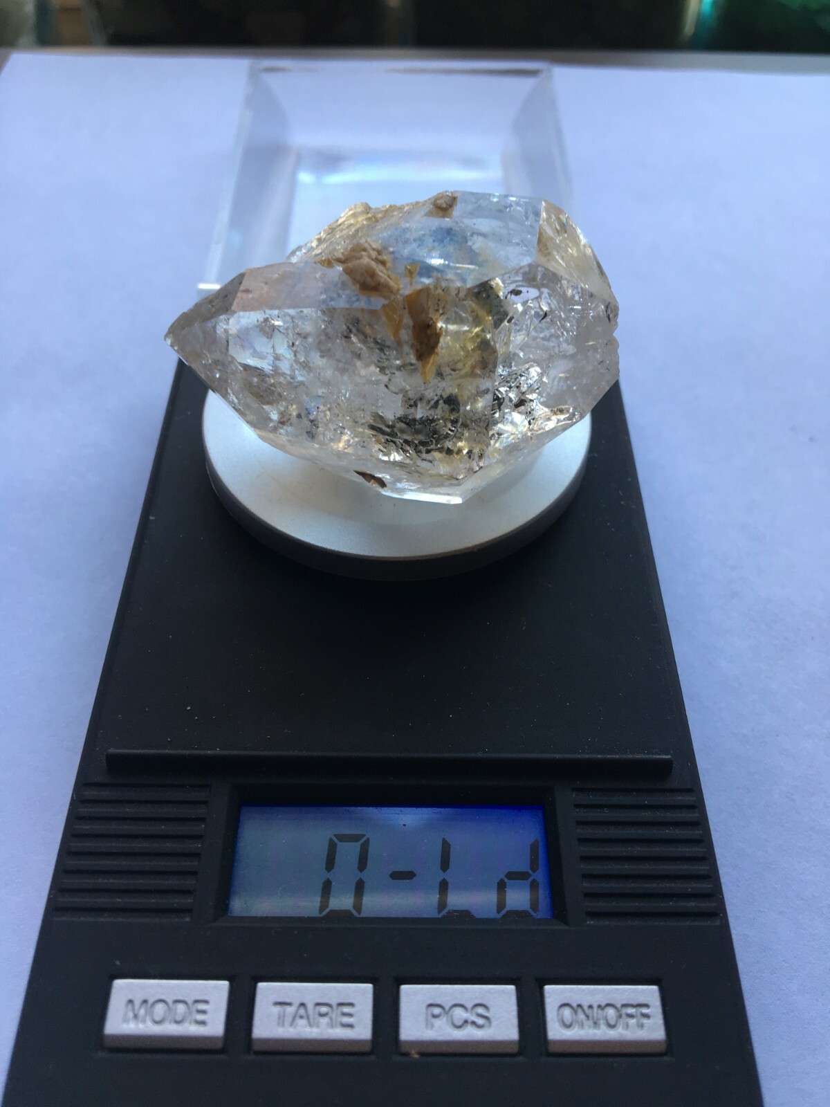 Herkimer NY diamond GIANT 280+ct,2 Ounce (50mm X 35mm) Collectors grade! A
