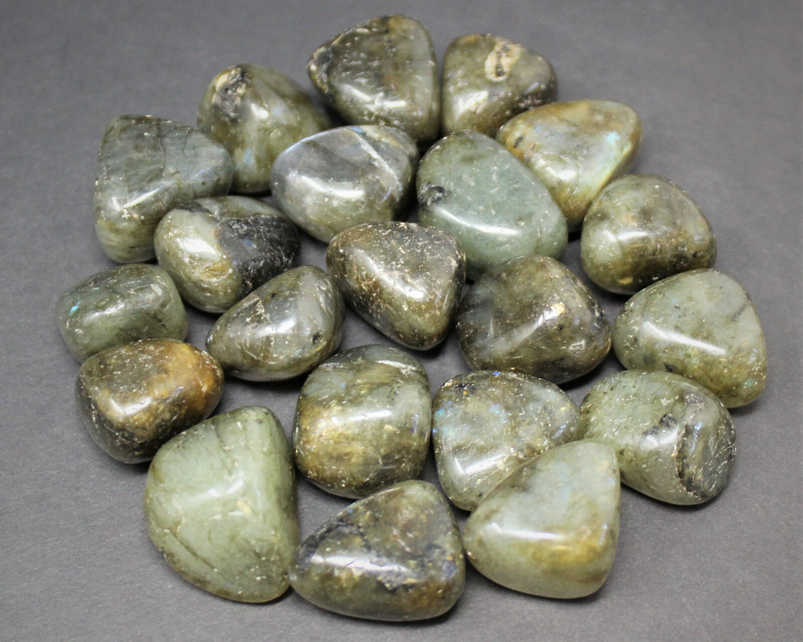 1 Labradorite Tumbled Stone (Premium Quality ‘A’ Grade)