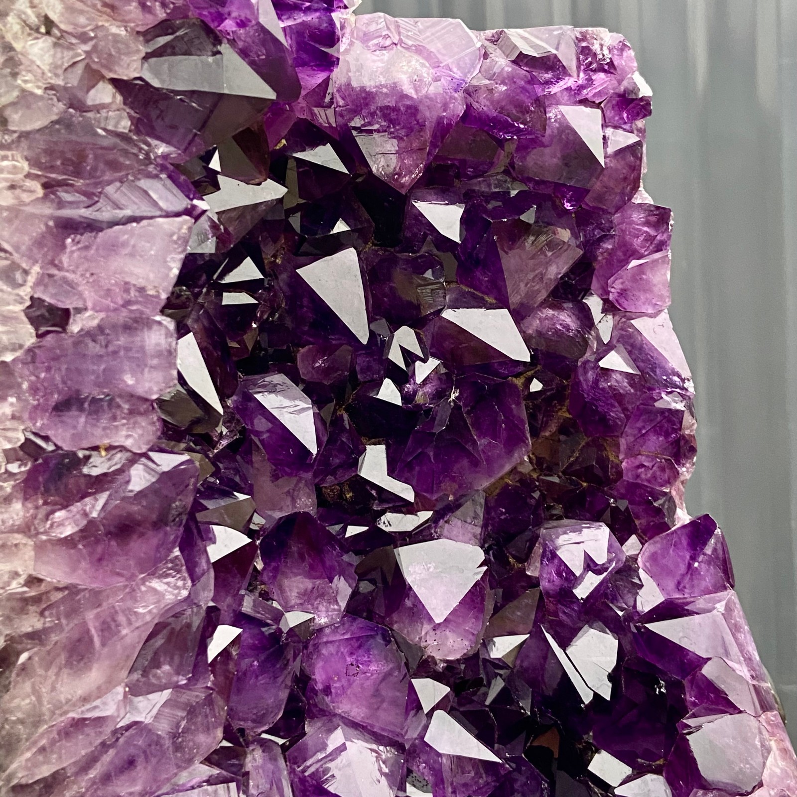 39.35LB Natural Amethyst geode quartz cluster crystal specimen energy healing
