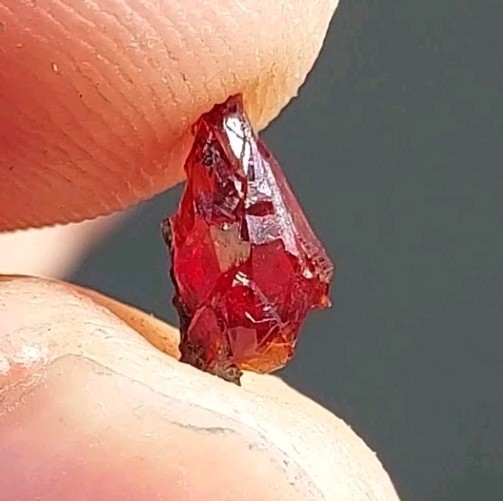 ULTRA RARE GEM RHODOCHROSITE N’Chwaning I Mine, KMF, South Africa