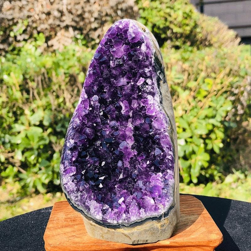 Natural Amethyst Rough Stone Crystal Cluster Gemstone Home Decor Gift