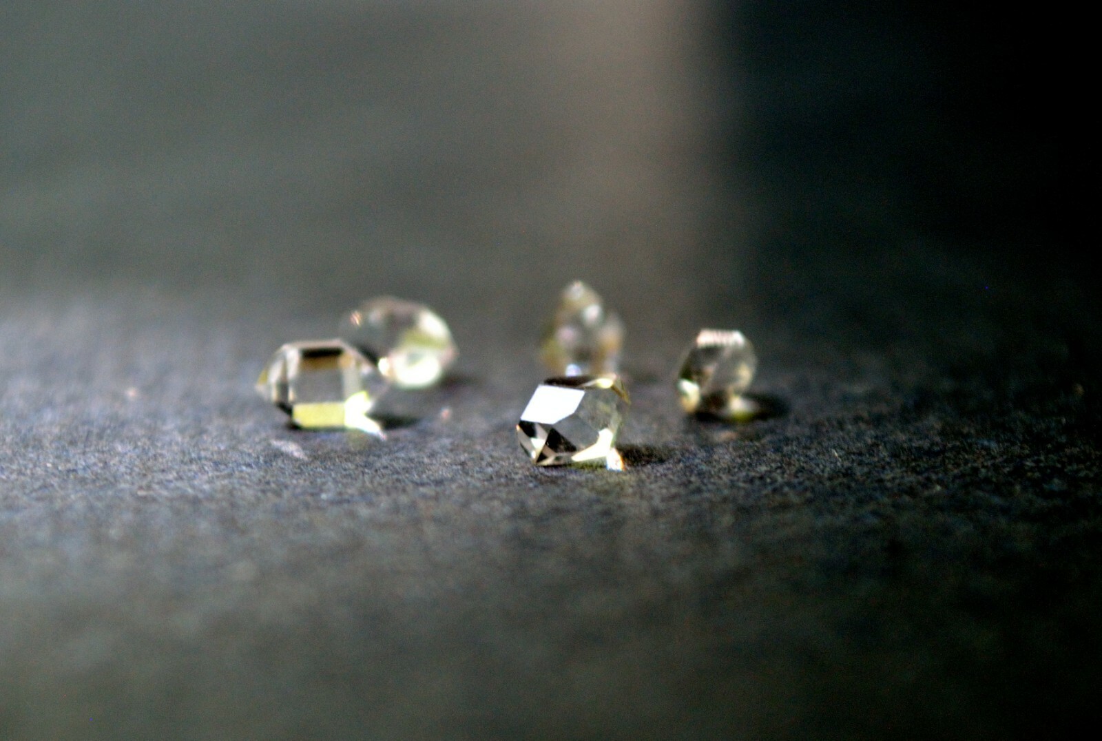 Herkimer Quartz, Eye Clean Herkimer Diamonds 1 lot of 5 crystals