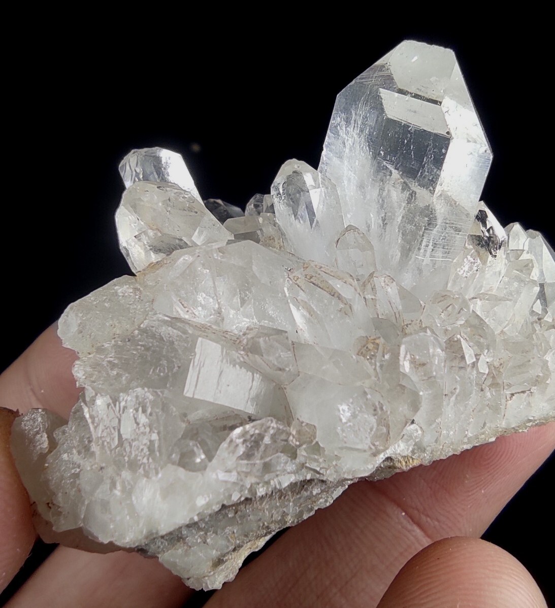 Quartz Crystals On Matrix From Baluchistan, Pakistan.