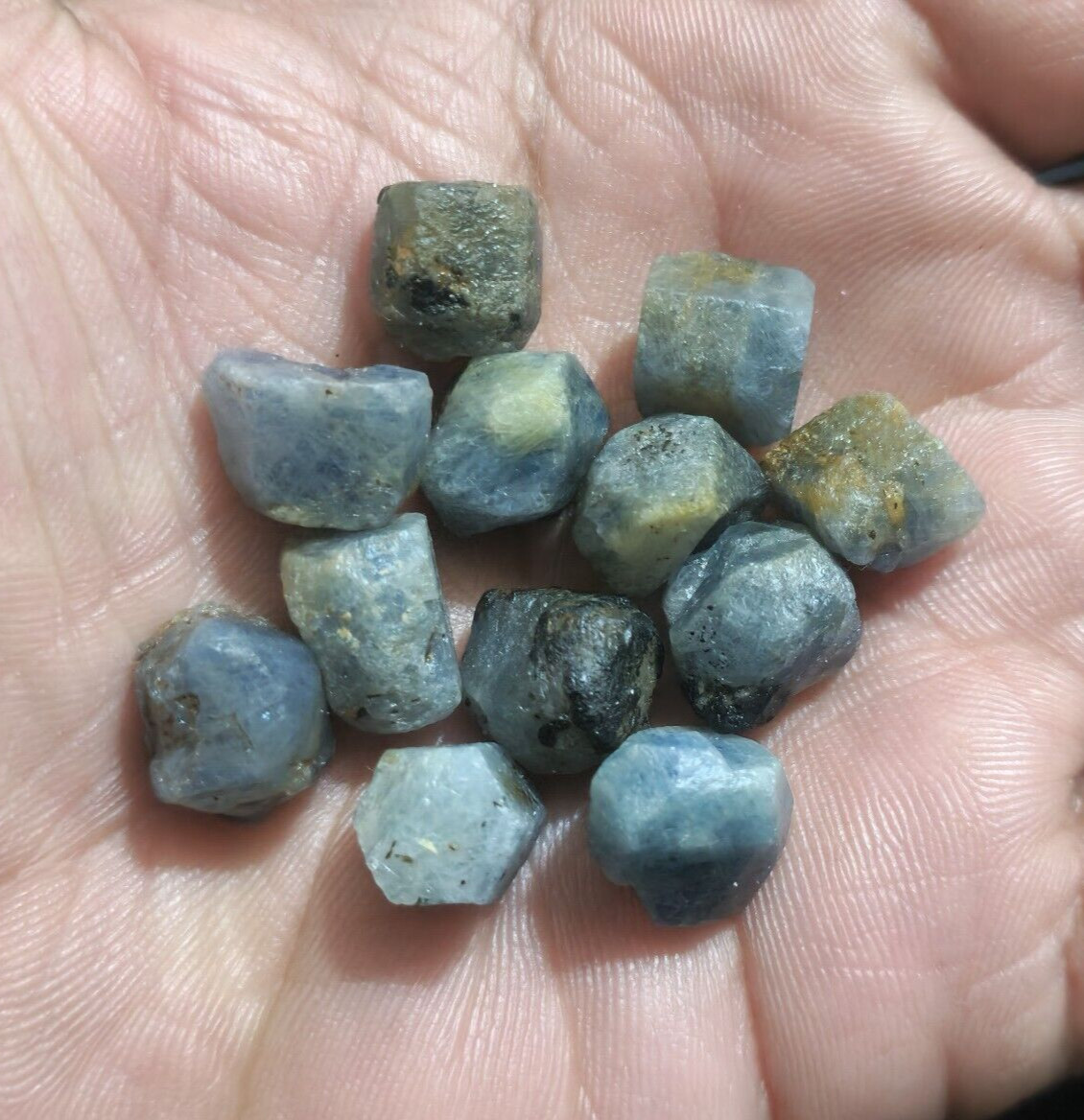 Amazing 171.60 Crt Size 12-14 MM Madagascar Top Blue Sapphire Raw Loose Gemstone