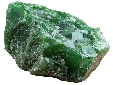 Large 1.25-2.0” Natural Green Jade Raw Crystals Stones for Meditation, Chakra…