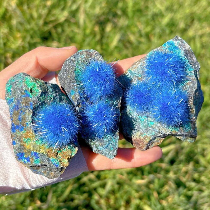 Natural Raw Dandelion Zeolite Cluster Titanium Geode Quartz Crystal SpecimenGift