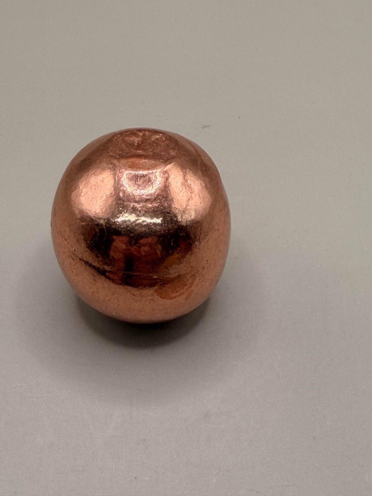 Solid Copper Nugget 3.75oz – 1.5″ Tumbled Metal Energy Conductor Ball
