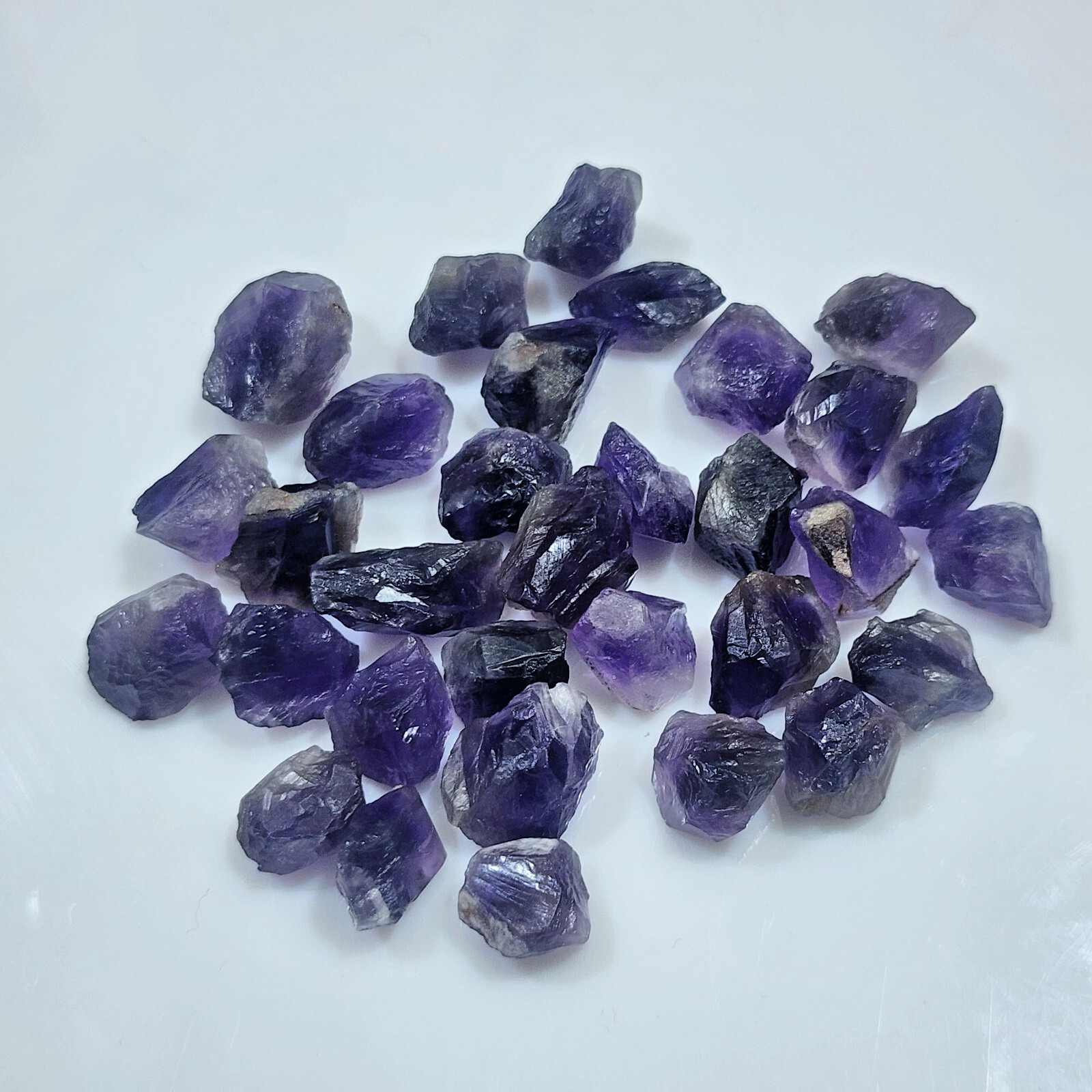 Fantastic Amethyst Raw Crystal Chunks Size 12-18 MM Bulk Lot Amethyst Gemstone