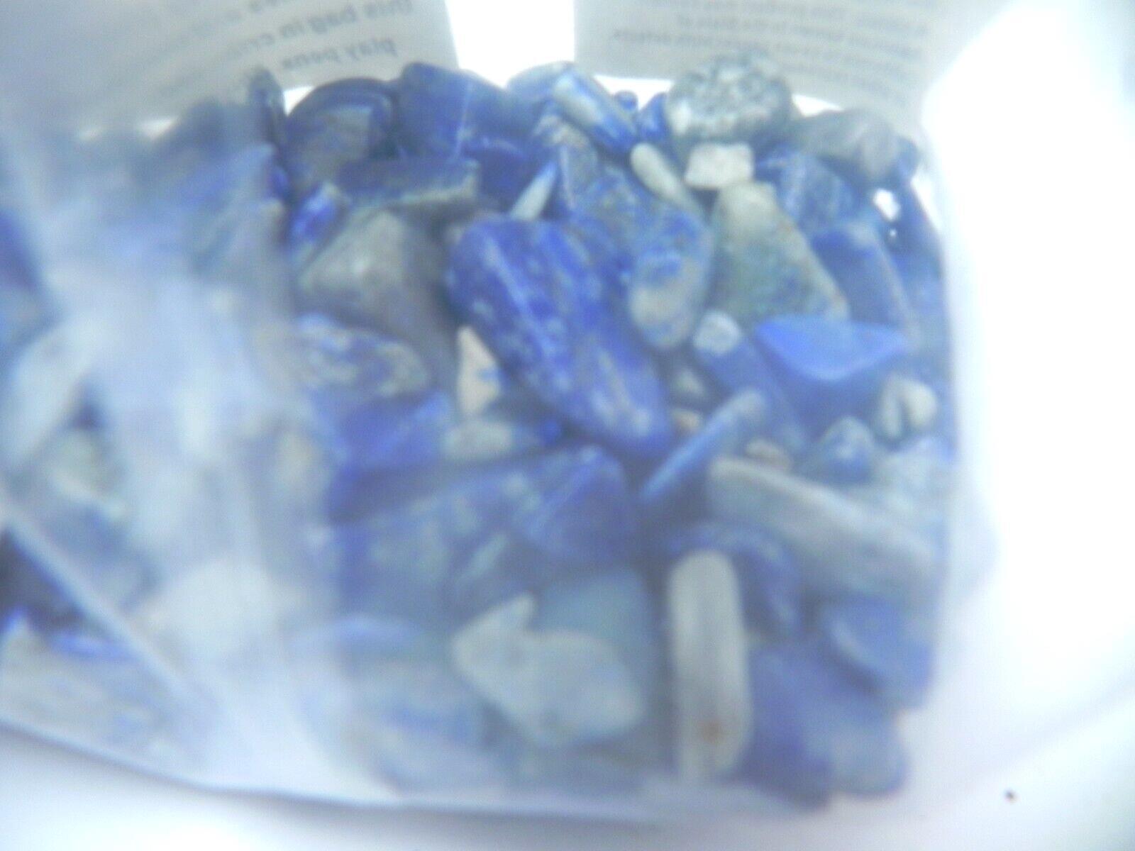 Lapis Lazuli Tumbled Crystal Stone Chips Natural Gemstone Undrilled One Pound
