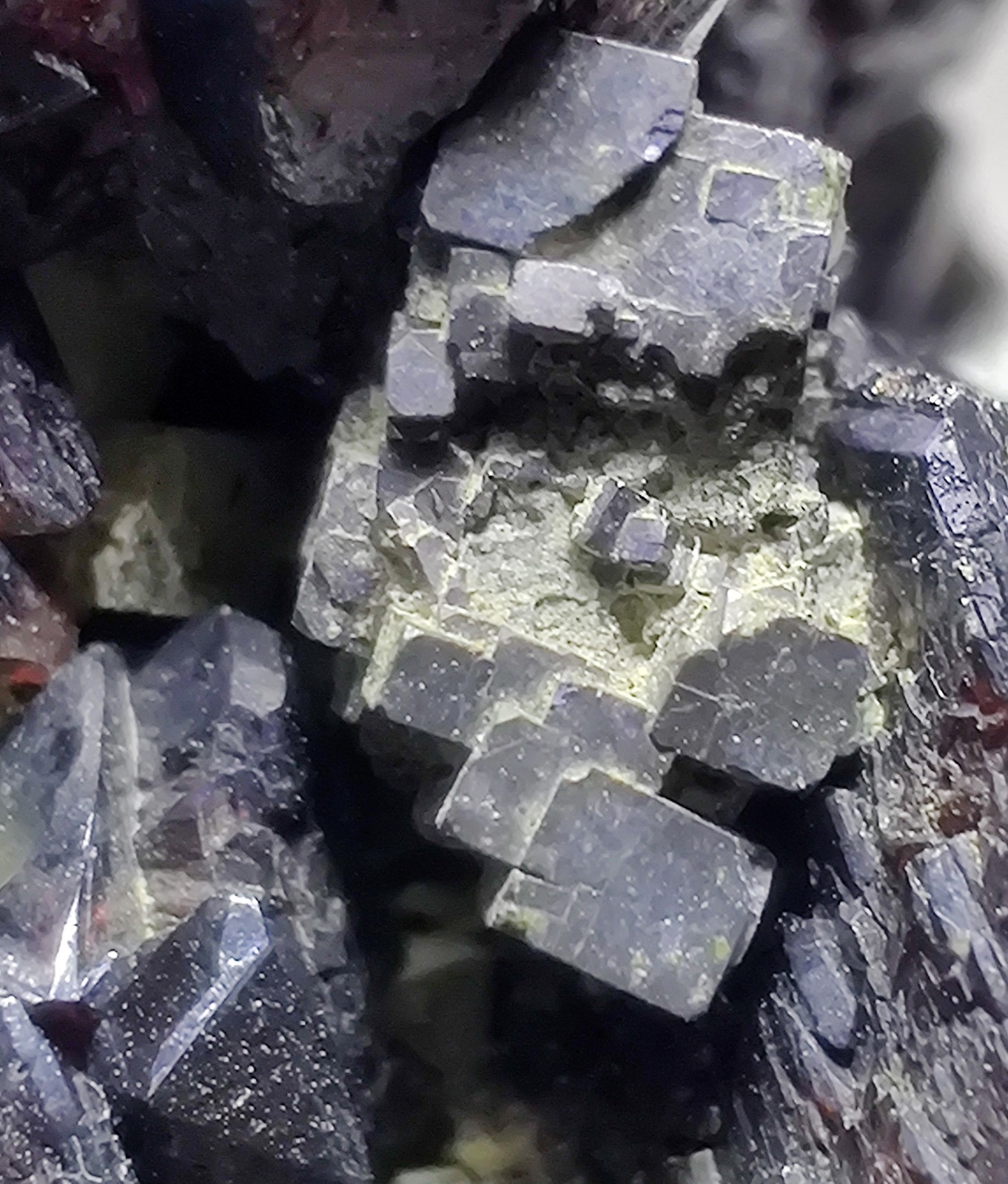 Ruby Jack Sphalerite and Galena crystals on matrix. Picher, Oklahoma. 415 grams.