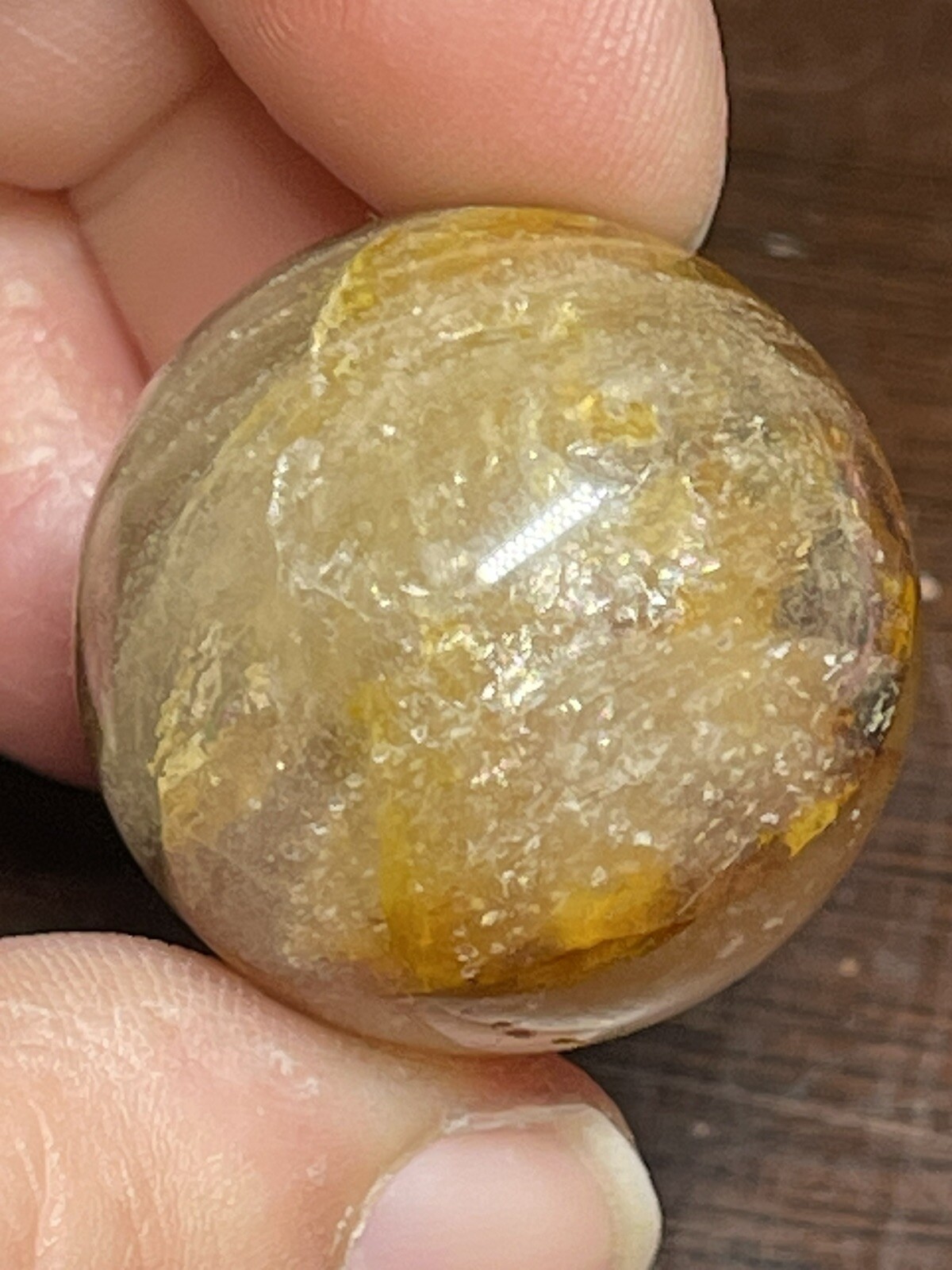 Golden Healer Mini Sphere Ball Orb Marble 26mm 23g