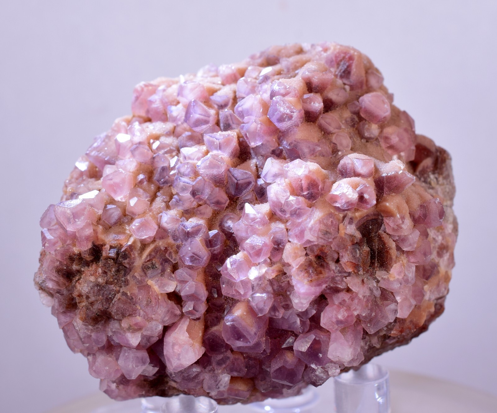 5cms COBALTOAN CALCITE SHINY CRYSTAL MOROCCO MINERAL SPECIMEN GB61