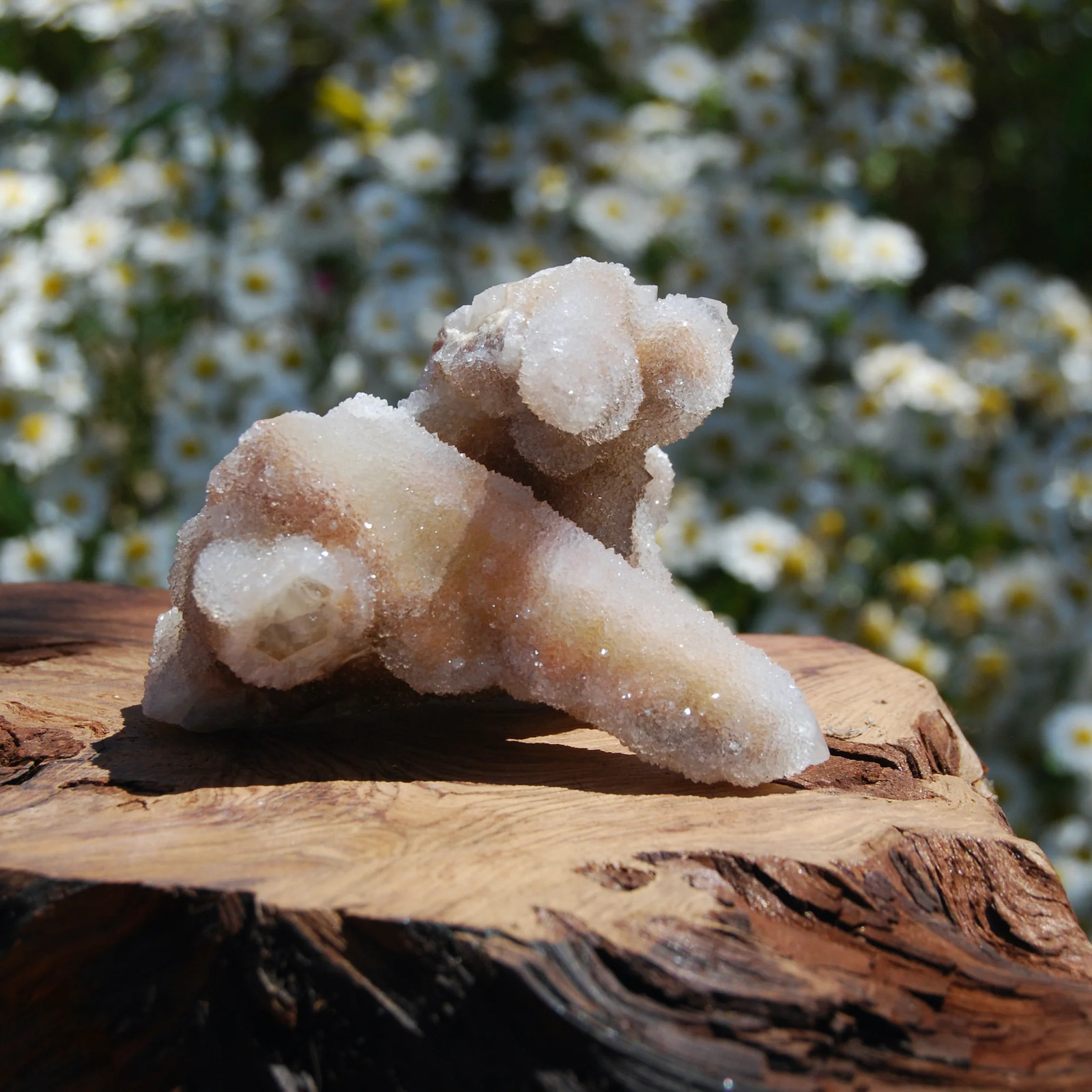 3in 200g Large Fairy Quartz Crystal Cluster, Raw Sparkling Spirit Quartz Druzy,