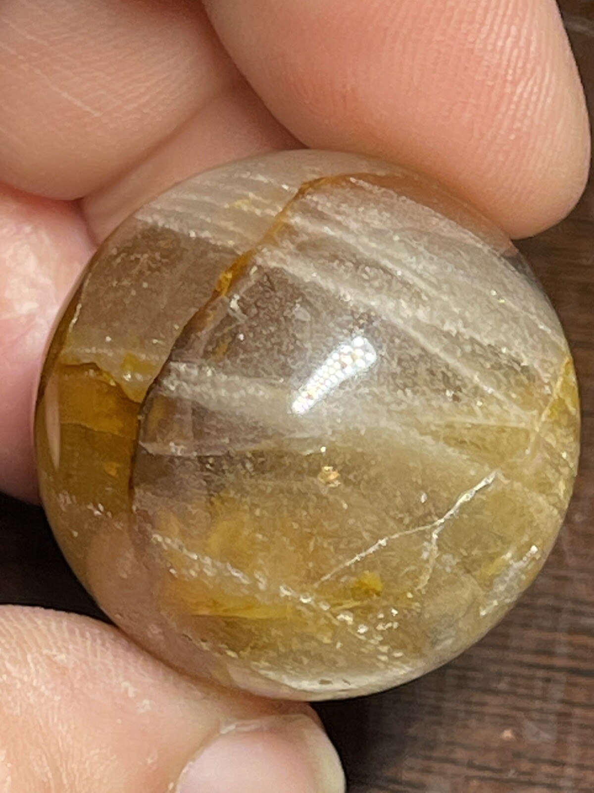 Golden Healer Mini Sphere Ball Orb Marble 26mm 23g