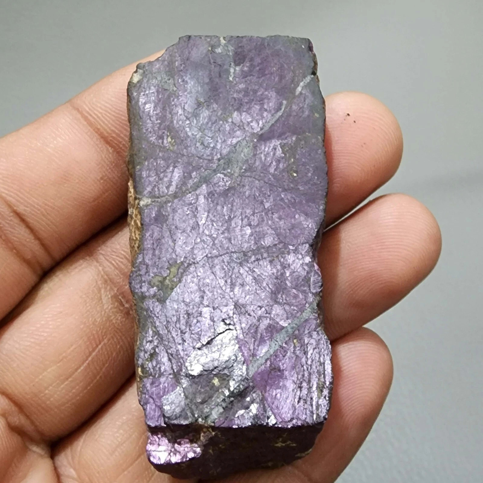 100% Natural Beautiful Purple Purpurite Raw 214 Crt Purpurite Rough Gemstone