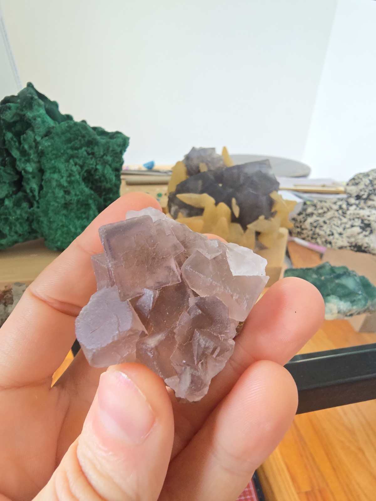 FLUORITE – Light Purple – 87g – From Pakistan – Crystal Mineral Specimen
