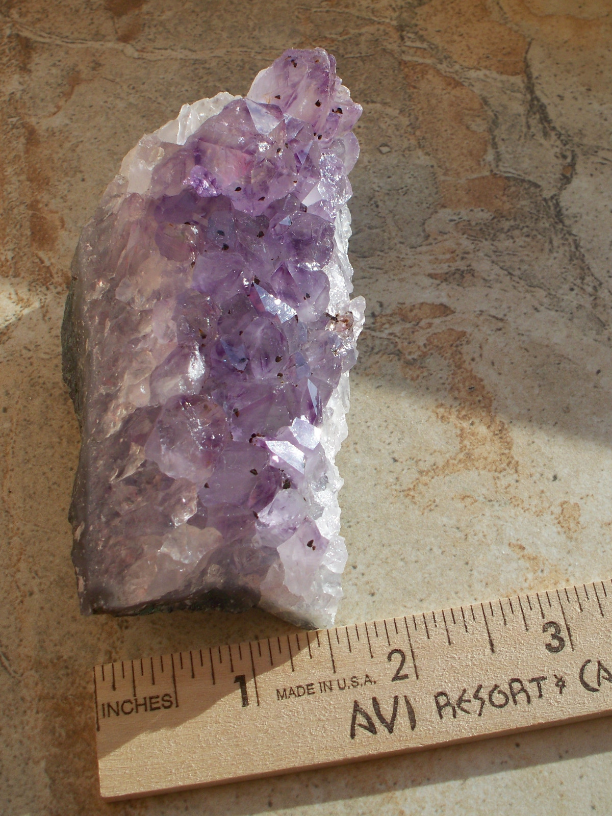 A12 Amethyst Purple Crystal Cluster 4 x 1 7/8″ 9.5 oz. 250 gr.