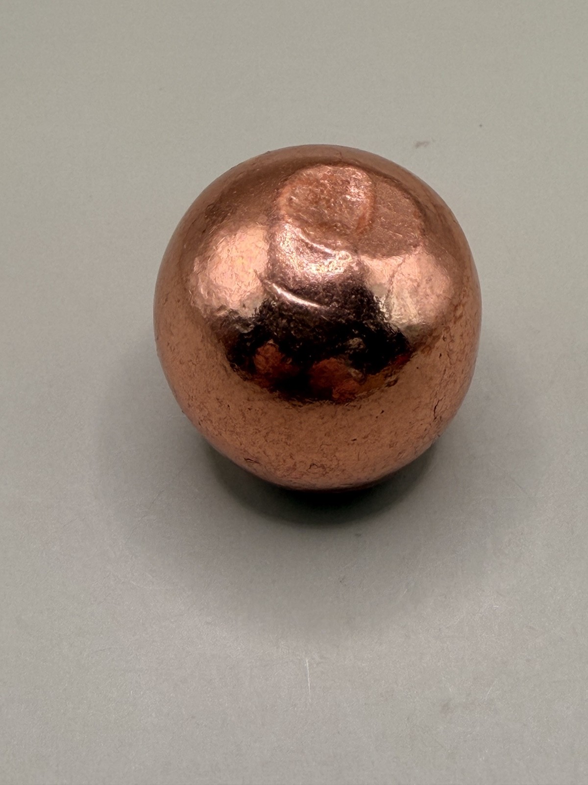 Solid Copper Nugget 3.75oz – 1.5″ Tumbled Metal Energy Conductor Ball