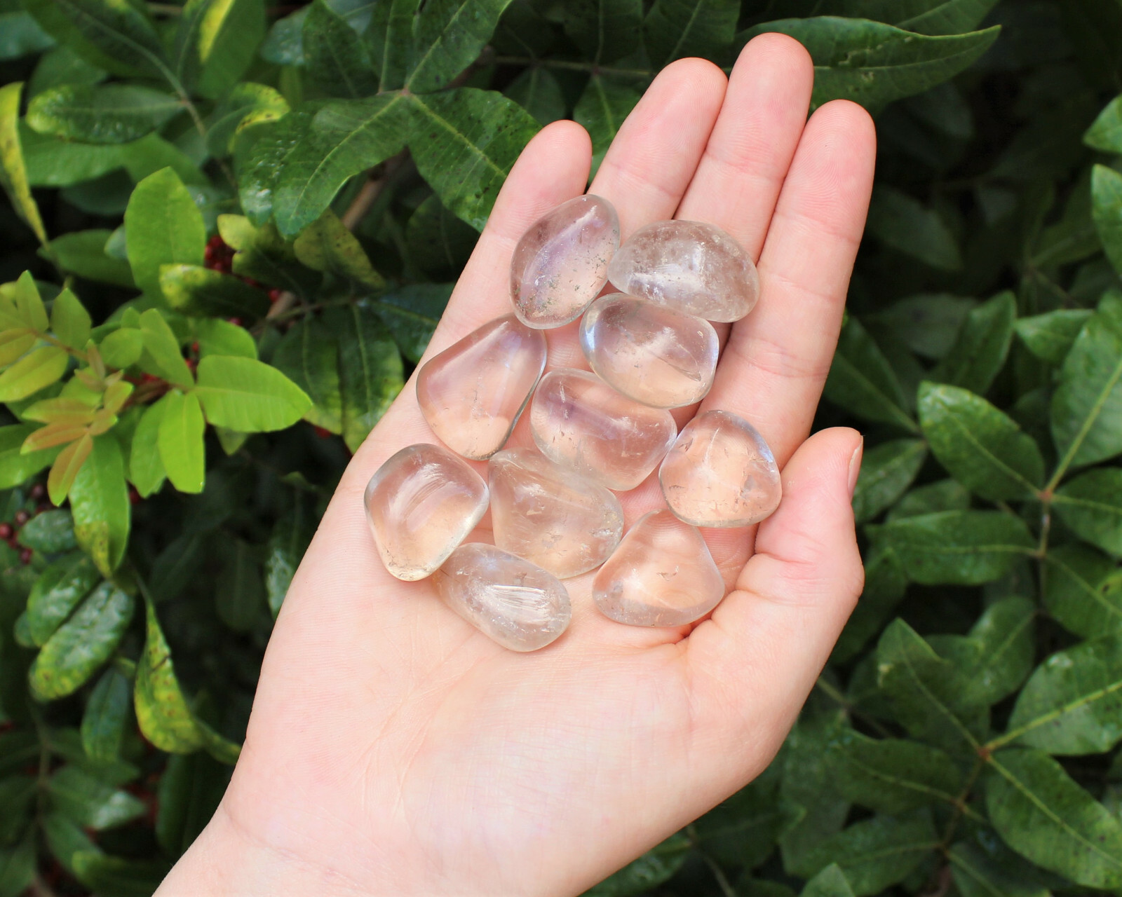 1/4 lb Smokey Quartz Tumbled Stone Crystal Gemstone Smoky Quartz (115 g, 4 oz)