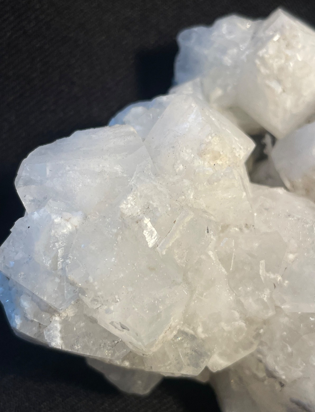 Stunning Apophyllite crystal cube in matrix specimen