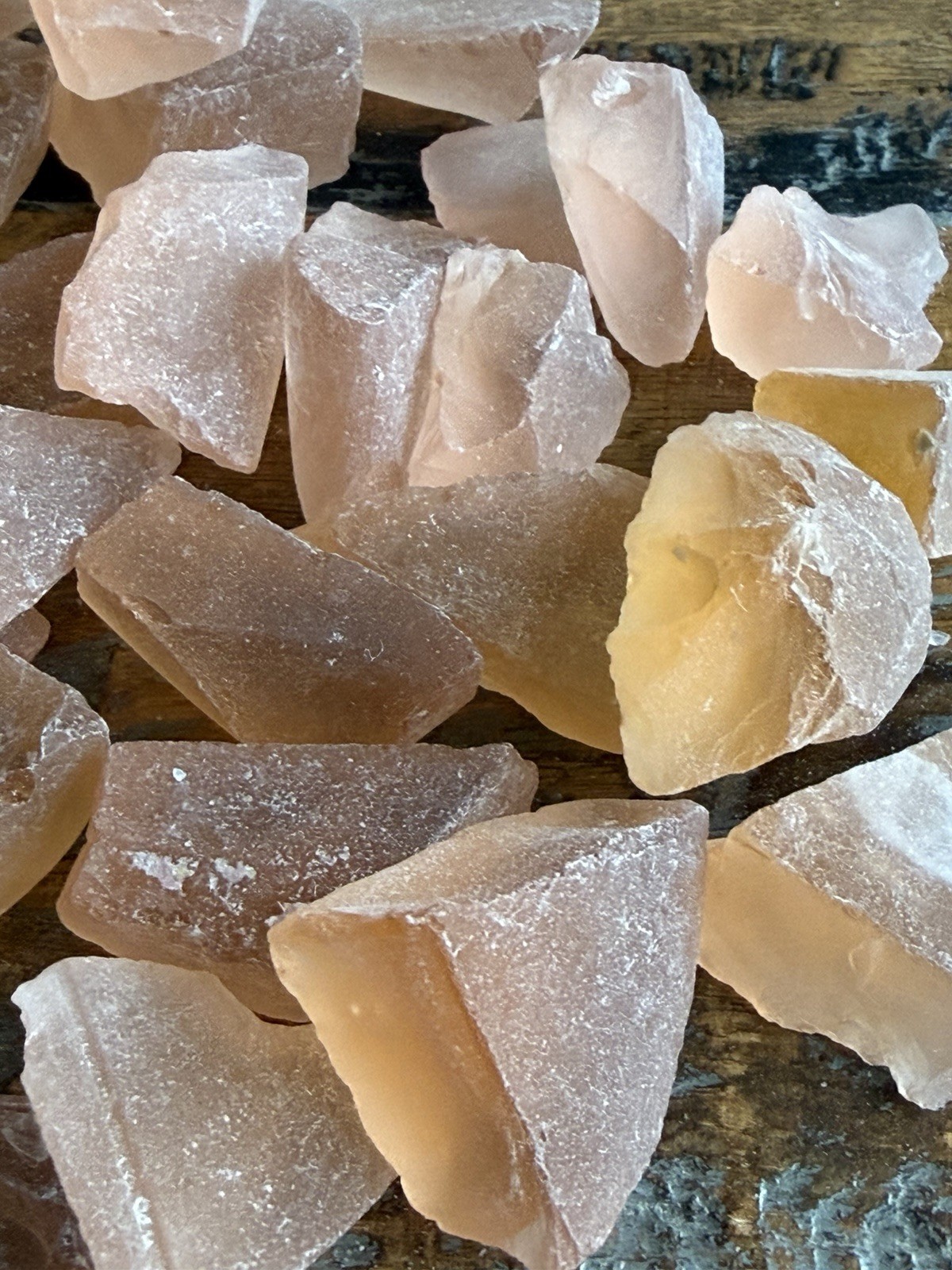 Natural Rough Mineral Crystal Chunks Assorted Colors Specimens with Ceramic Vase