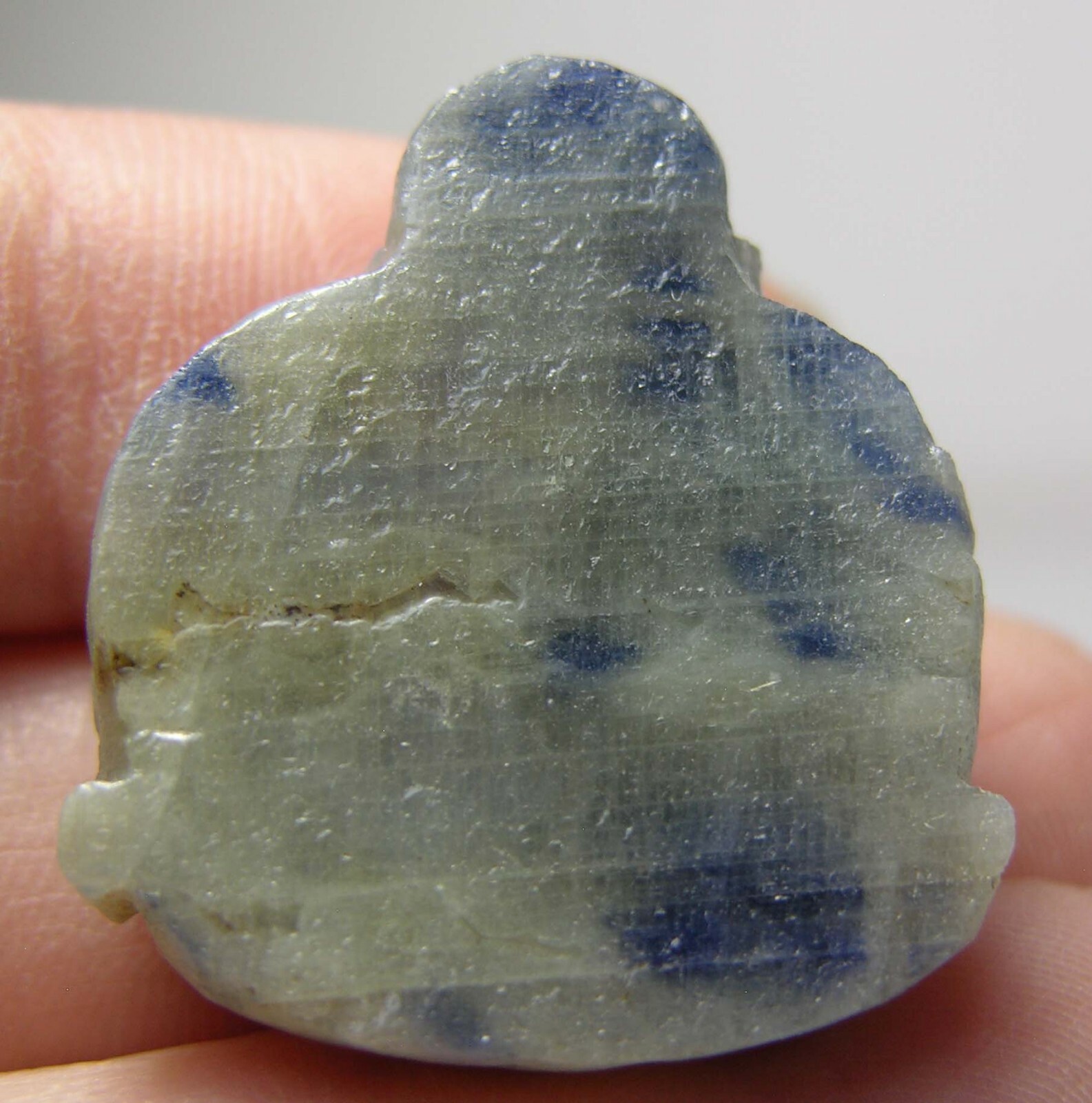 #4 Vietnam 47.60ct 100% Natural Sapphire Buddha Carving Pendant 9.50g 27.00mm