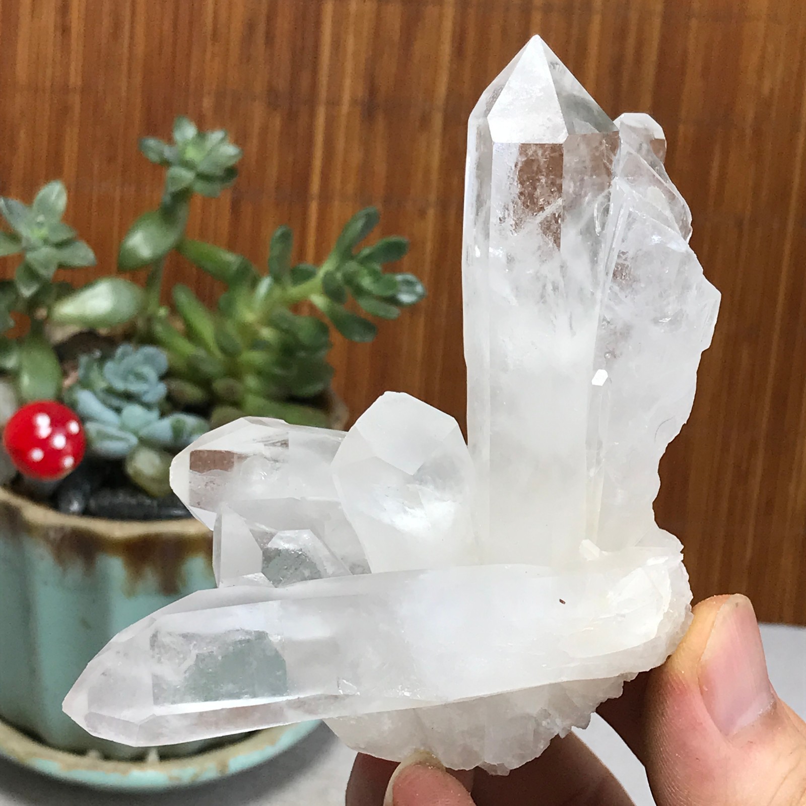 92-78-42mm Natural crystal clusters pretty Quartz Mineral Specimen 149g A6987