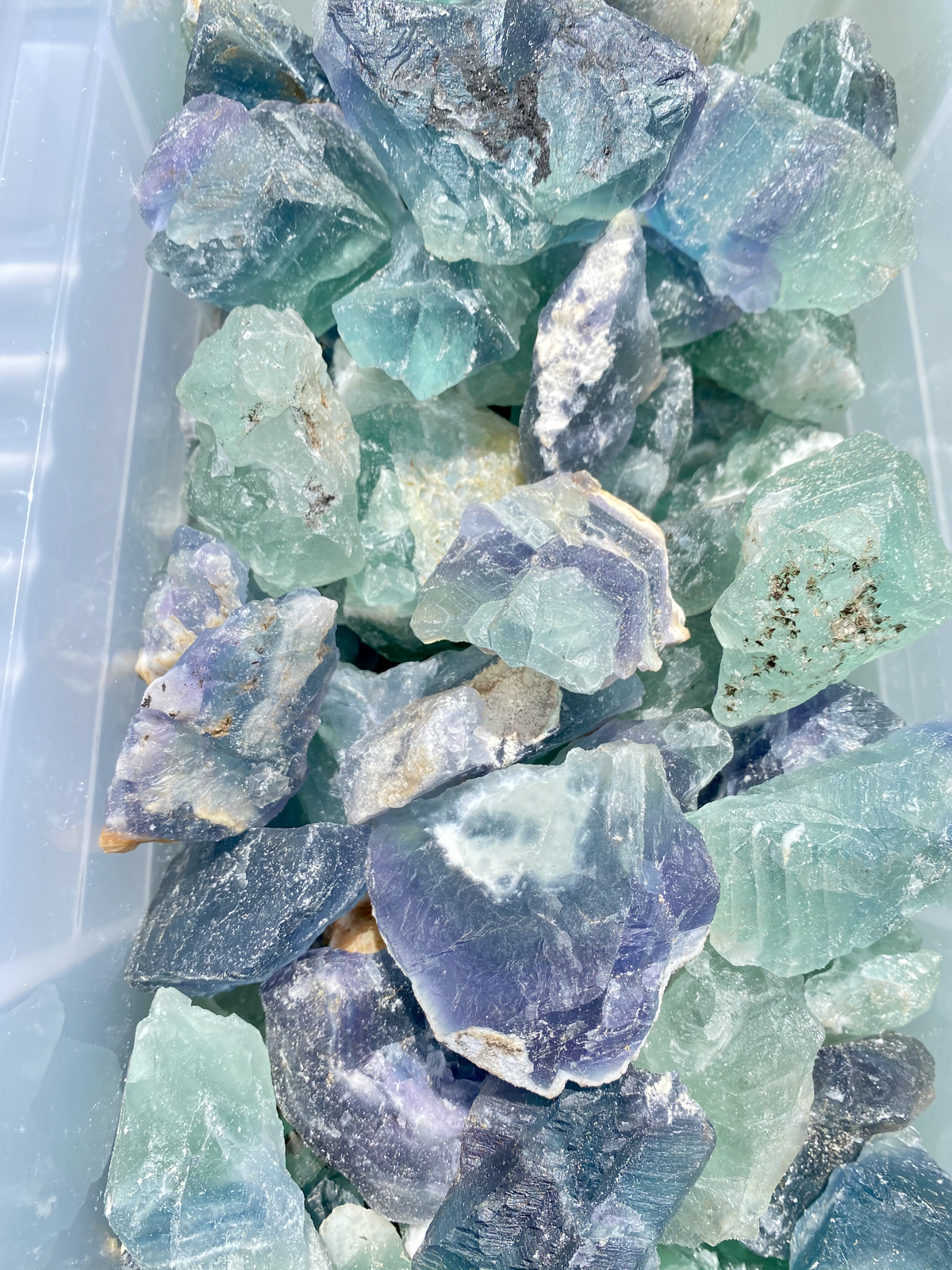 Raw Rainbow Fluorite Crystal – Mexican Fluorite, Natural Fluorite from Mexico