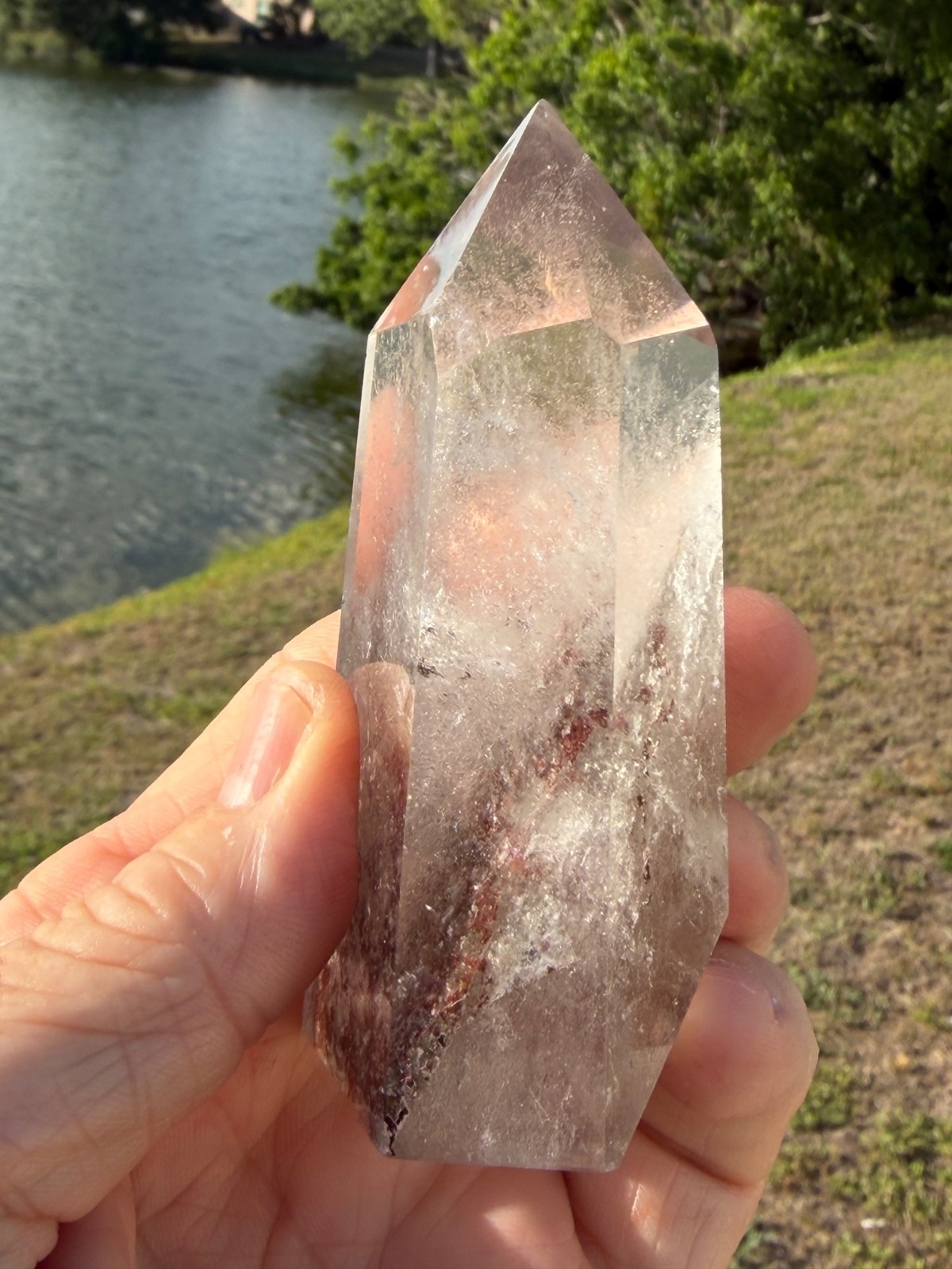 Garden Quartz Tower Crystal Point Gemstone 3.75″ 211 grams
