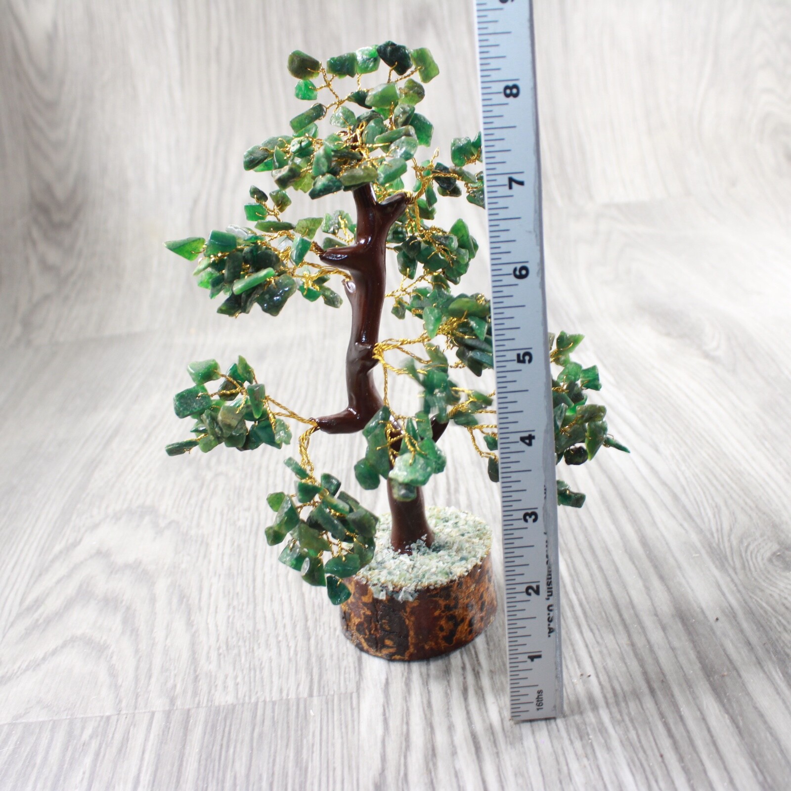 1 Aventurine Chip Tree About 9 Inches Tall #0956