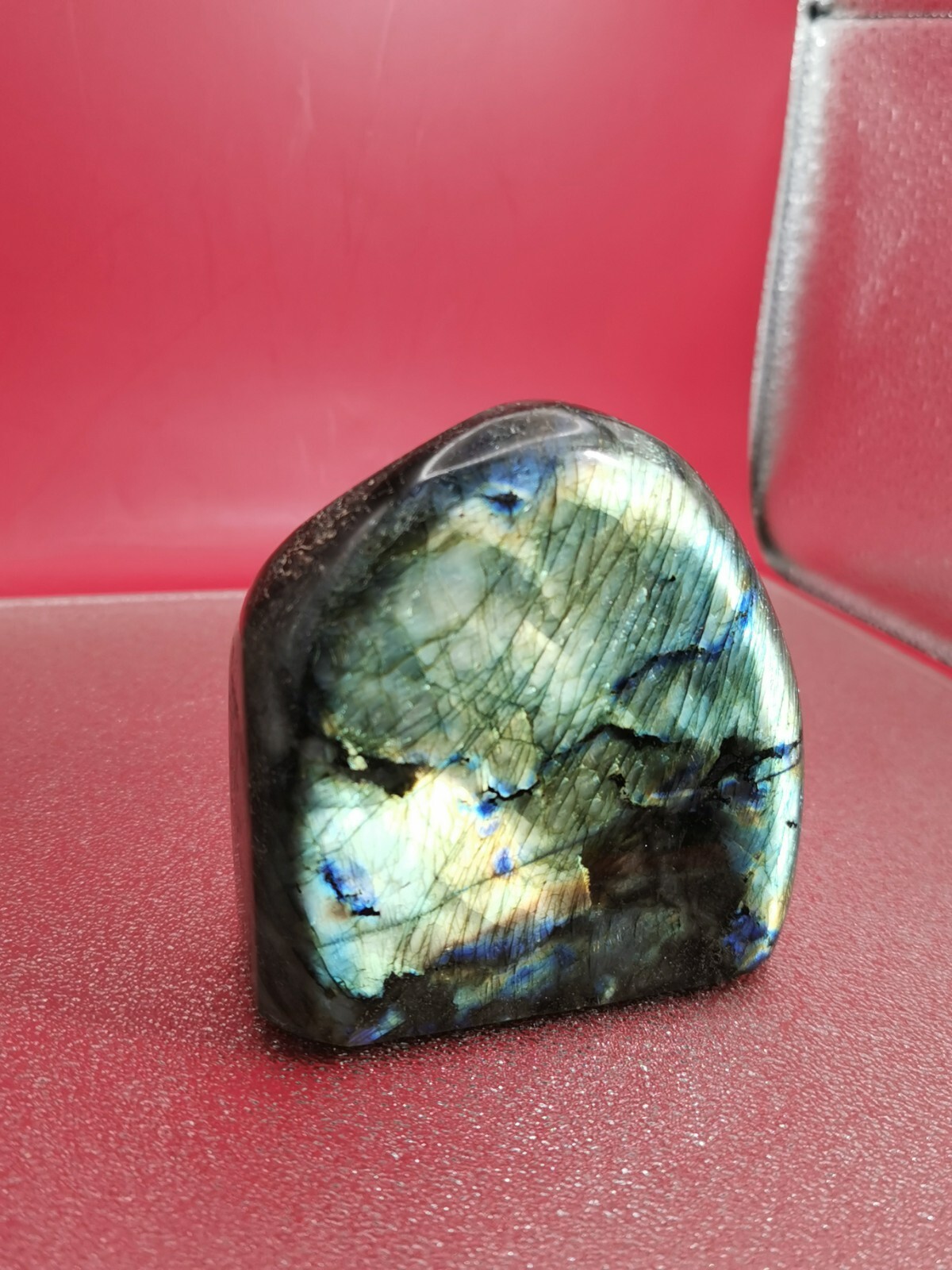 Natural Flash Labradorite Quartz Crystal Freeform Rough Mineral Healing 2+LB