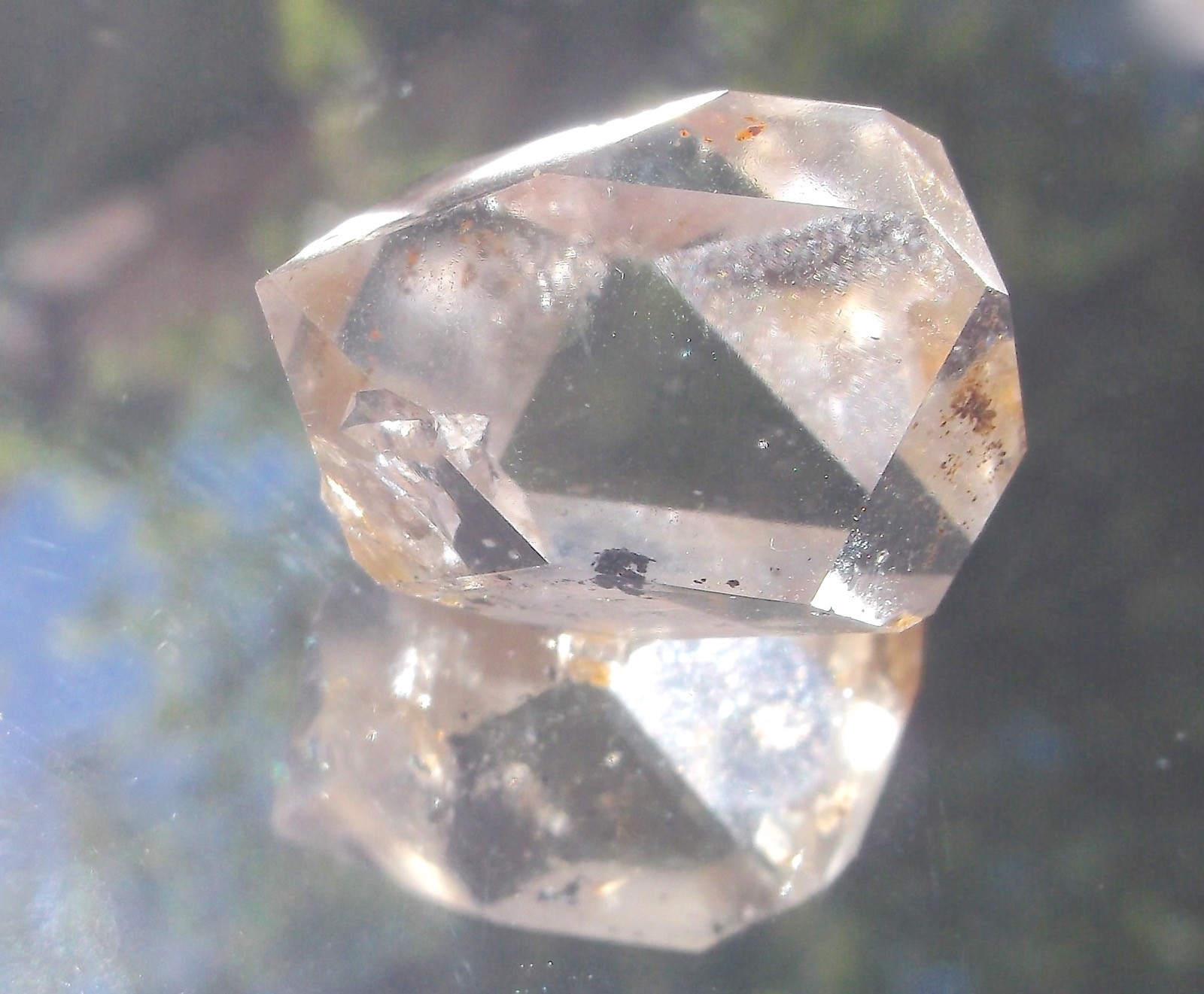 HERKIMER AUTHENTIC DOUBLE TERMINATION BIG JEWEL 70 CARATS or 14 GRAMS NEW YORK