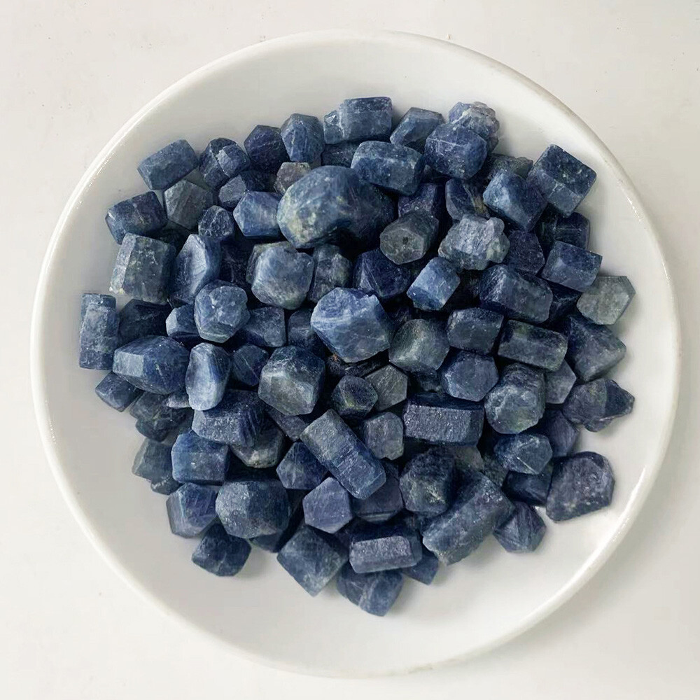 50/100g Natural Blue Sapphire / Ruby / Mix Lot Rough Loose Gemstone Precious