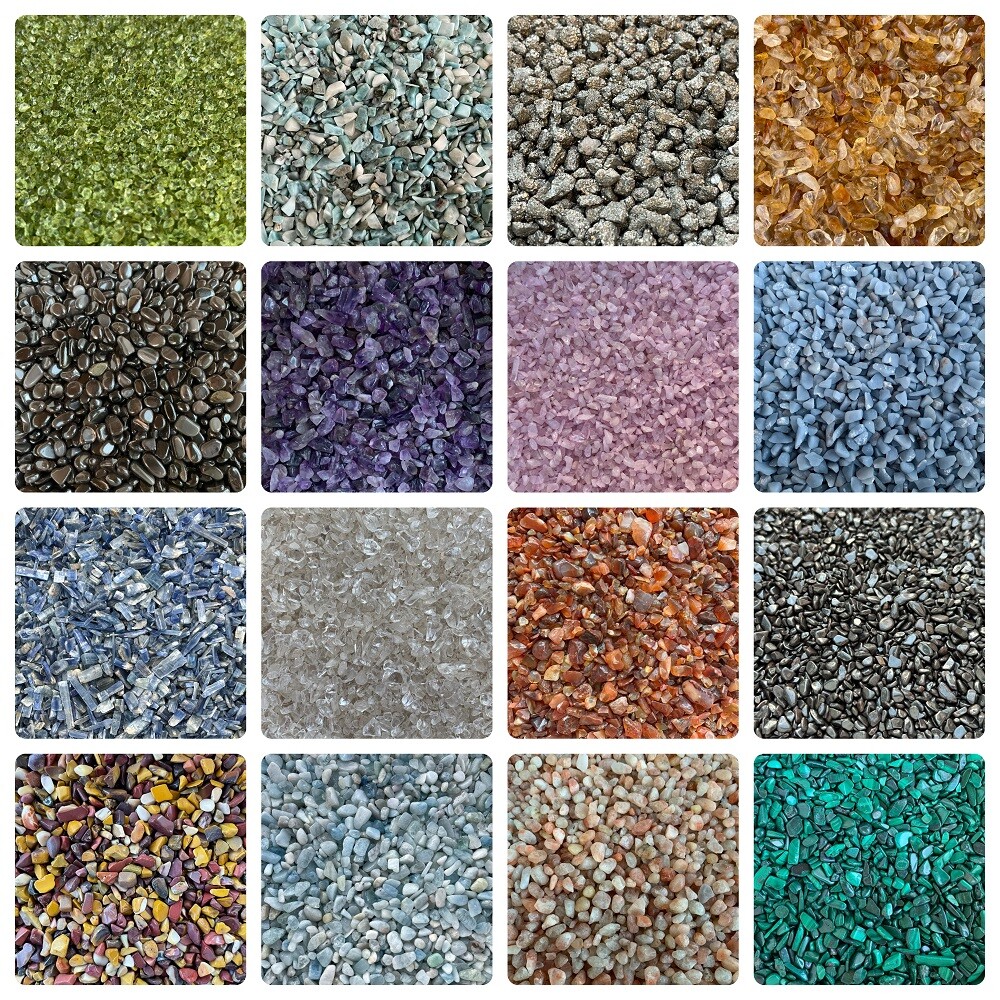 Grade A++ Semi Tumbled Gemstone Mini Chips 3 – 18 mm, Wholesale Bulk Lot