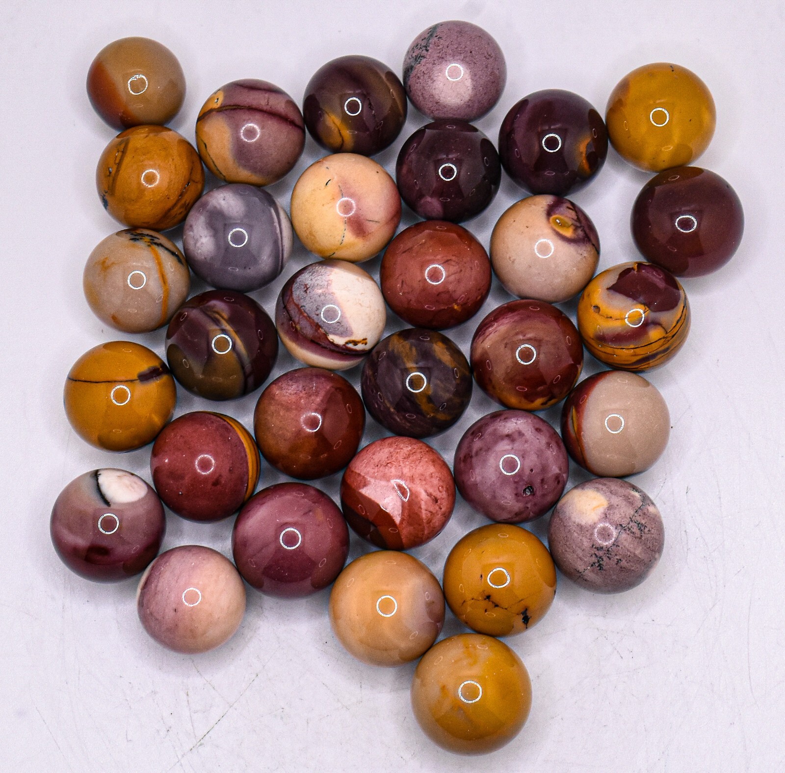 20mm Mookaite Jasper Sphere Polished Multicolor Crystal Mineral – Australia 1PC