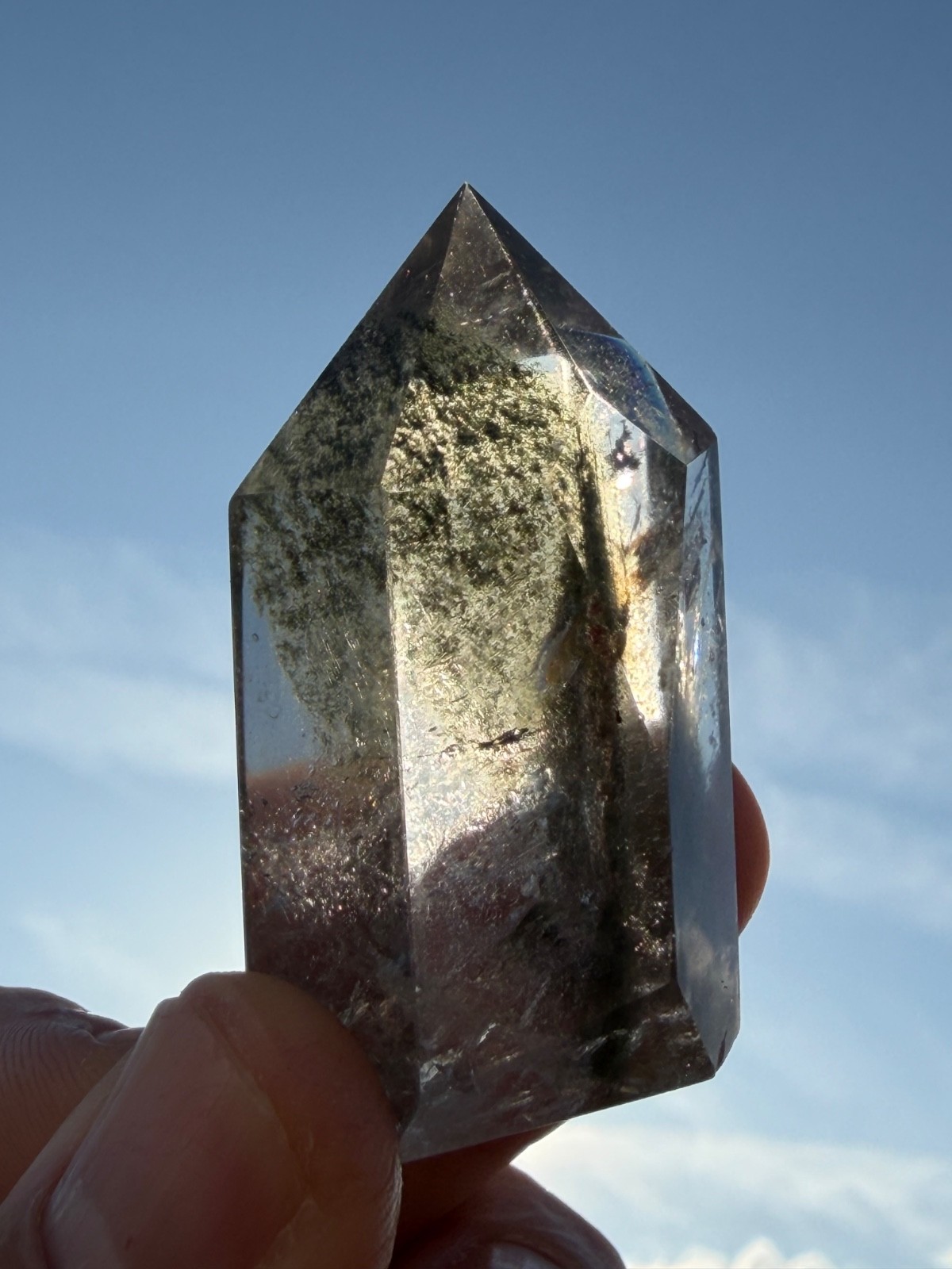 Garden Quartz Tower Crystal Point Gemstone 1.75″ 43 grams