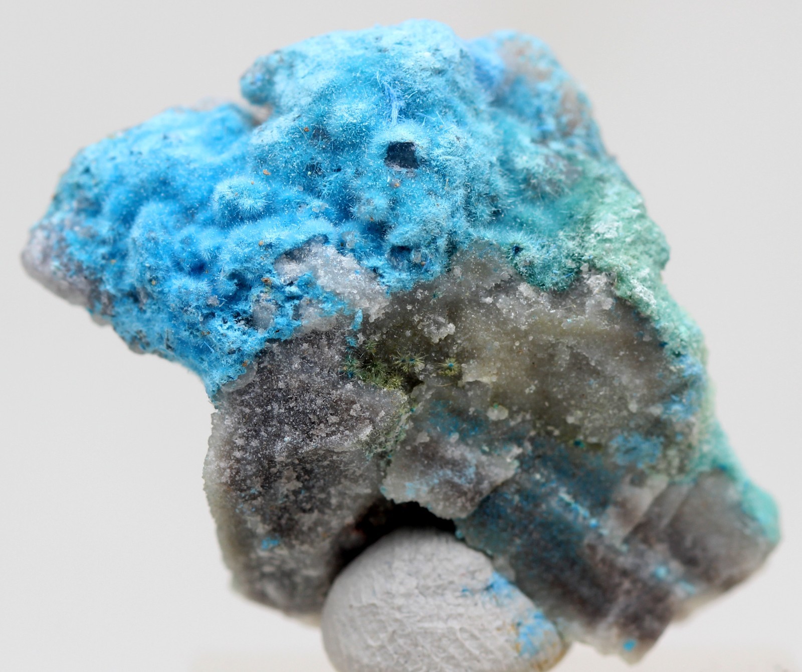 CYANOTRICHITE Crystal Spray Cluster Mineral Specimen GUIZHOU CHINA