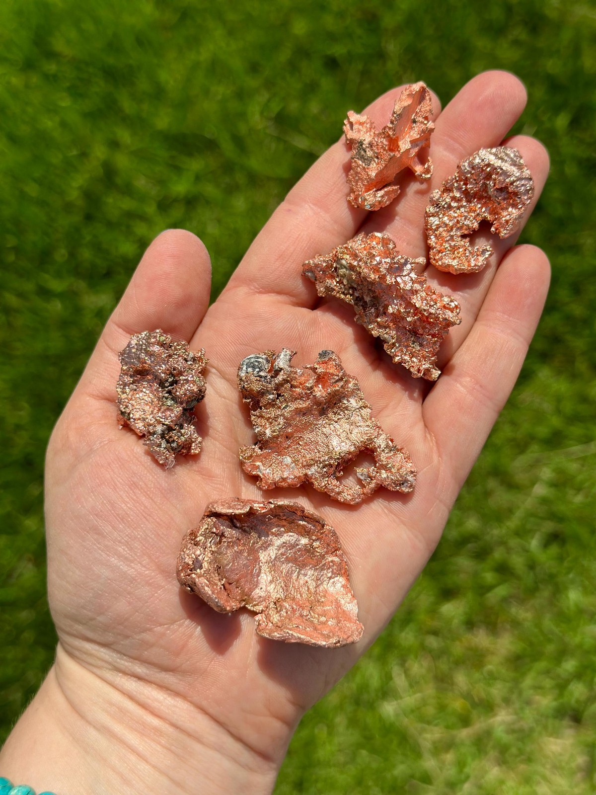 Raw Native Copper from Keweenaw Peninsula, Michigan, USA
