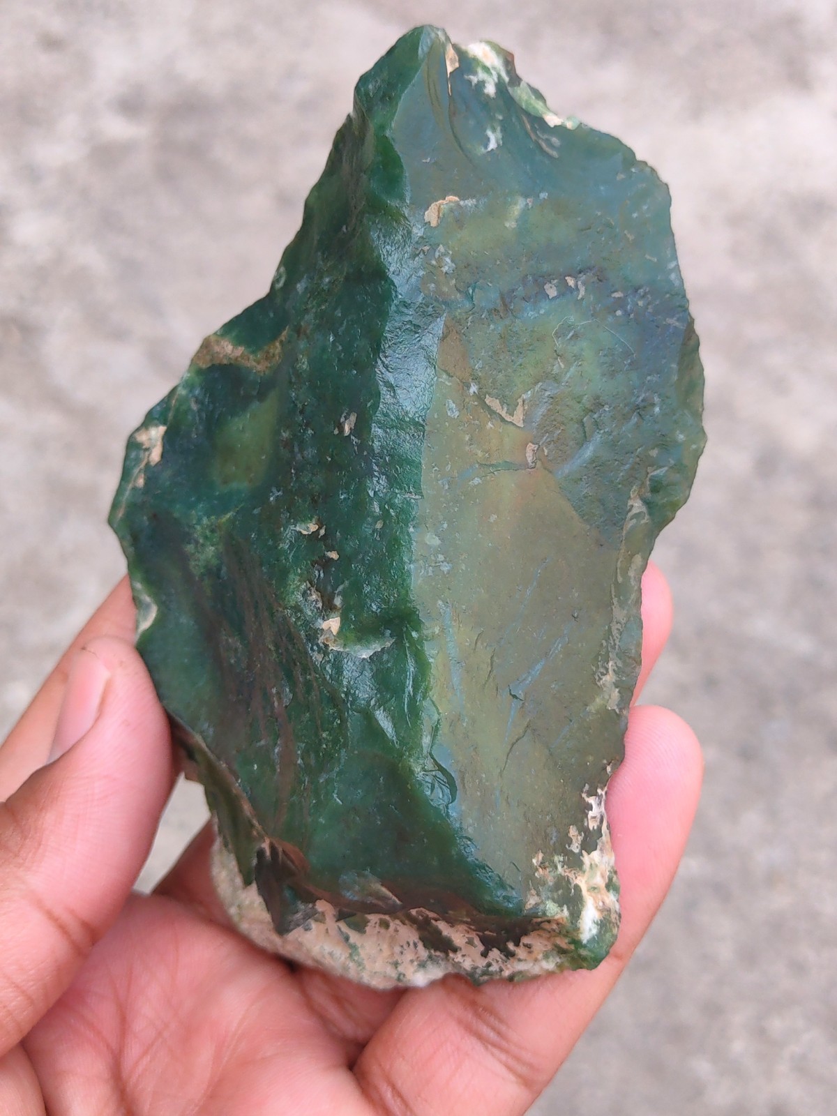 Green Moss Agate Naural Mineral specimen