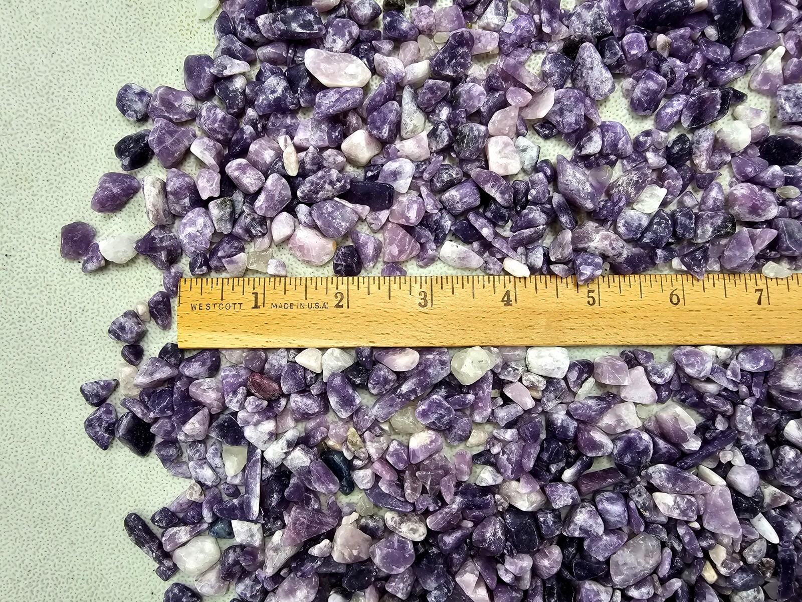 Tumbled Lepidolite Crystal Chips Bulk Undrilled Beads Tiny Gemstone Crystals