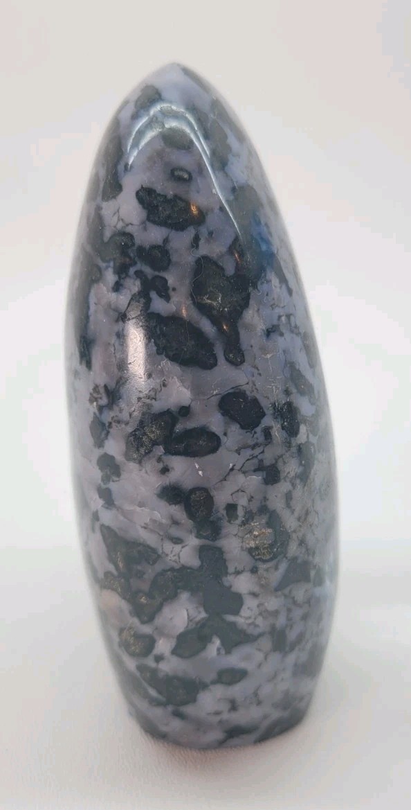 Gabbro Pegmatite “Indigo Gabbro” Large Polished Specimen Madagascar 2.2 pounds